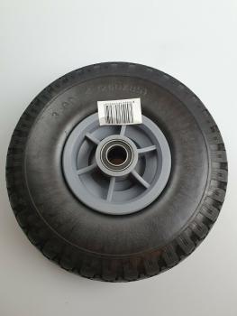 2x PU Rad Ø 260 x 85, 3.00-4 Industrielager Sackkarre Nabelänge 60 mm